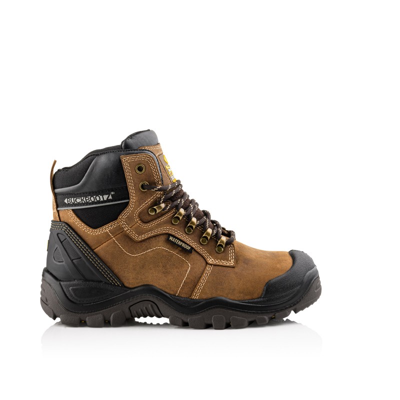 BUCKSHOT 009BR Veterschoen (hoog) - Bruin